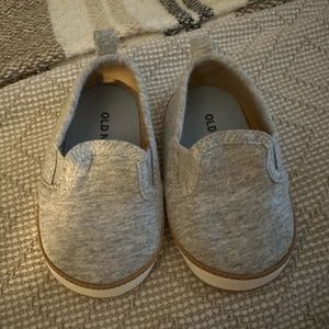 Grey slips ons old navy